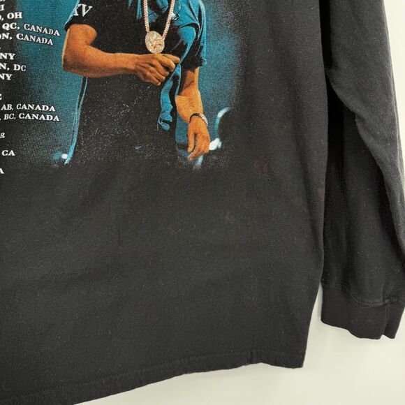 Jay Z 4:44 Tour 2017 Shirt M womens long sleeve tee Black Rap Hip Hop Concert - Picture 10 of 11